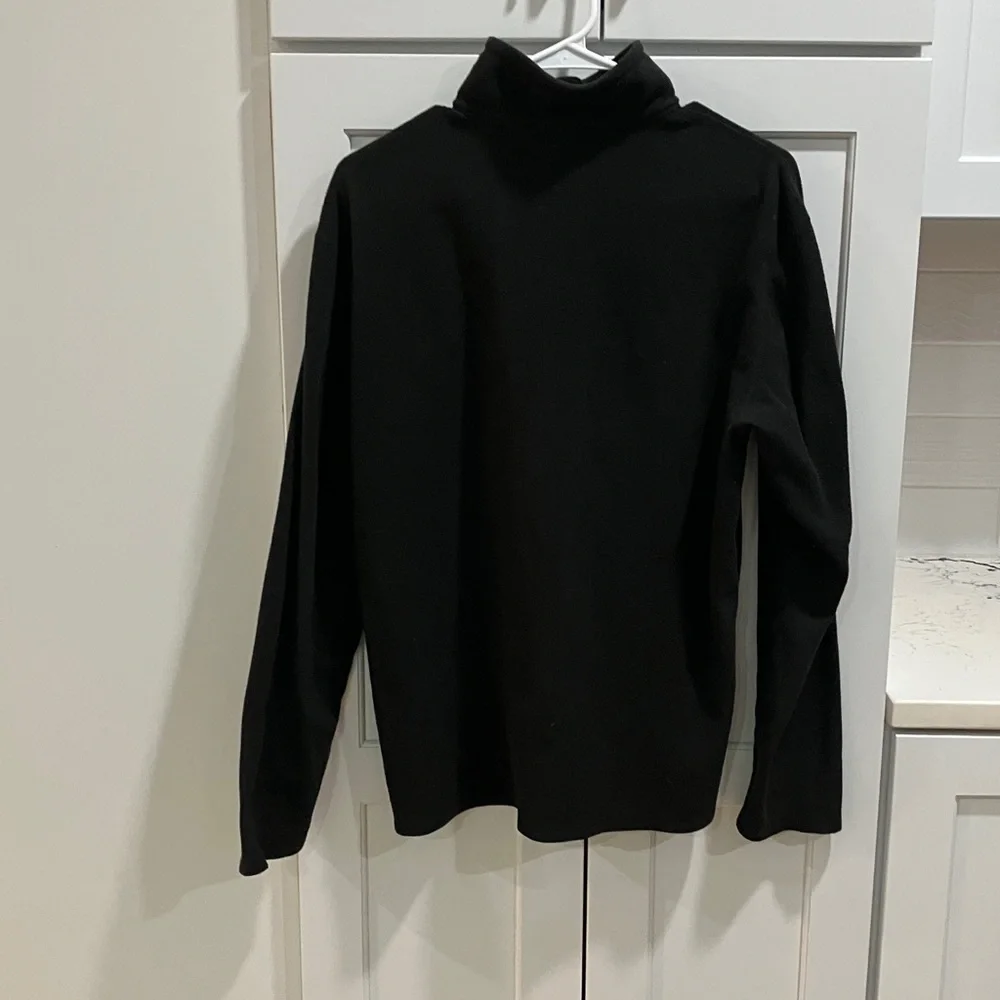 The North Face Men's Black Polyester 1/4 Quarter Zip Jacket Fleece